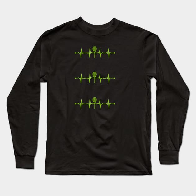 Tennis Lover Long Sleeve T-Shirt by BlackMeme94